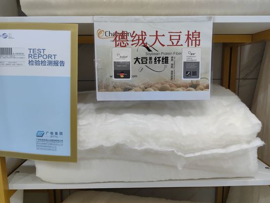 Garment Soy Protein Fibre Hygroscopic Heating Warm Polyester Fiberfill Batting