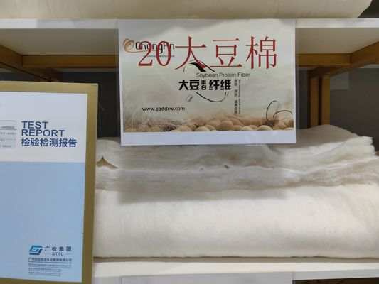 Garment Soy Protein Fibre Hygroscopic Heating Warm Polyester Fiberfill Batting