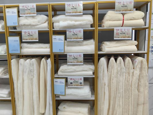 Garment Soy Protein Fibre Hygroscopic Heating Warm Polyester Fiberfill Batting
